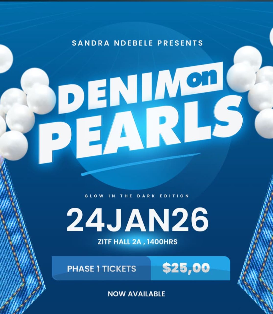 Sandra Ndebele Presents Denim on Pearls